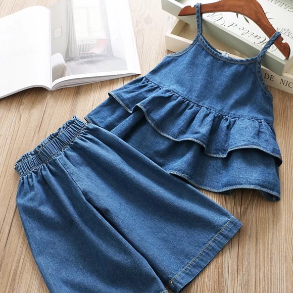 Light Denim 2-pc Set - Picture 2 of 5